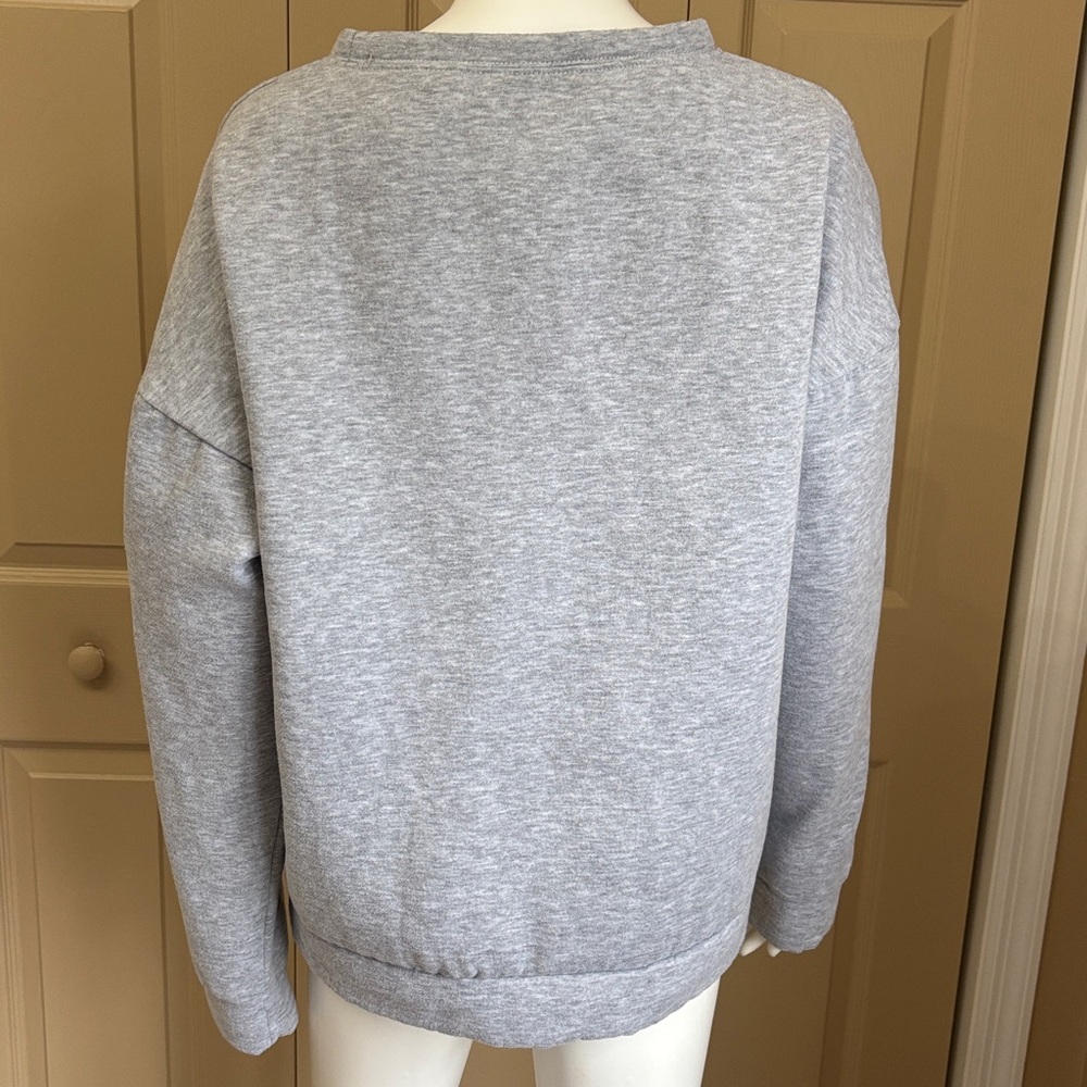 Gray 'Pro Roe 1973' Graphic Sweatshirt View 5